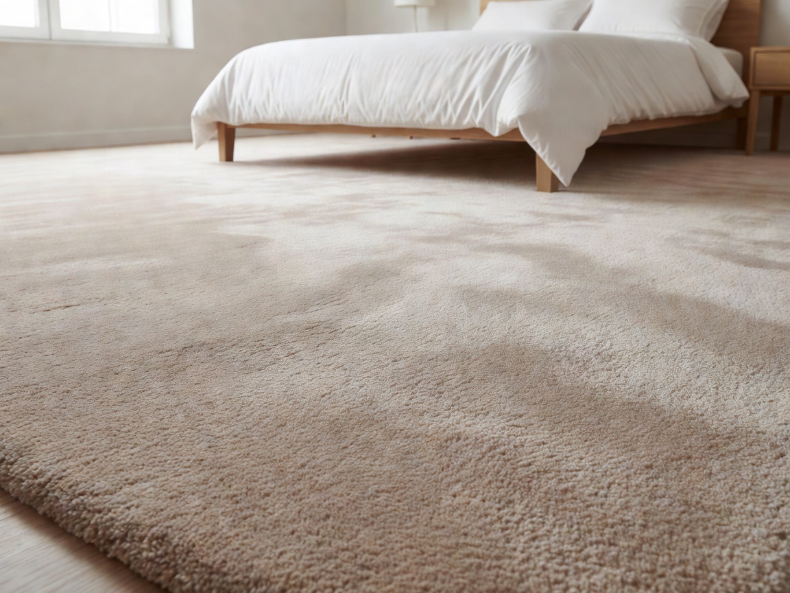 Soft fitted carpet flooring in a bedroom